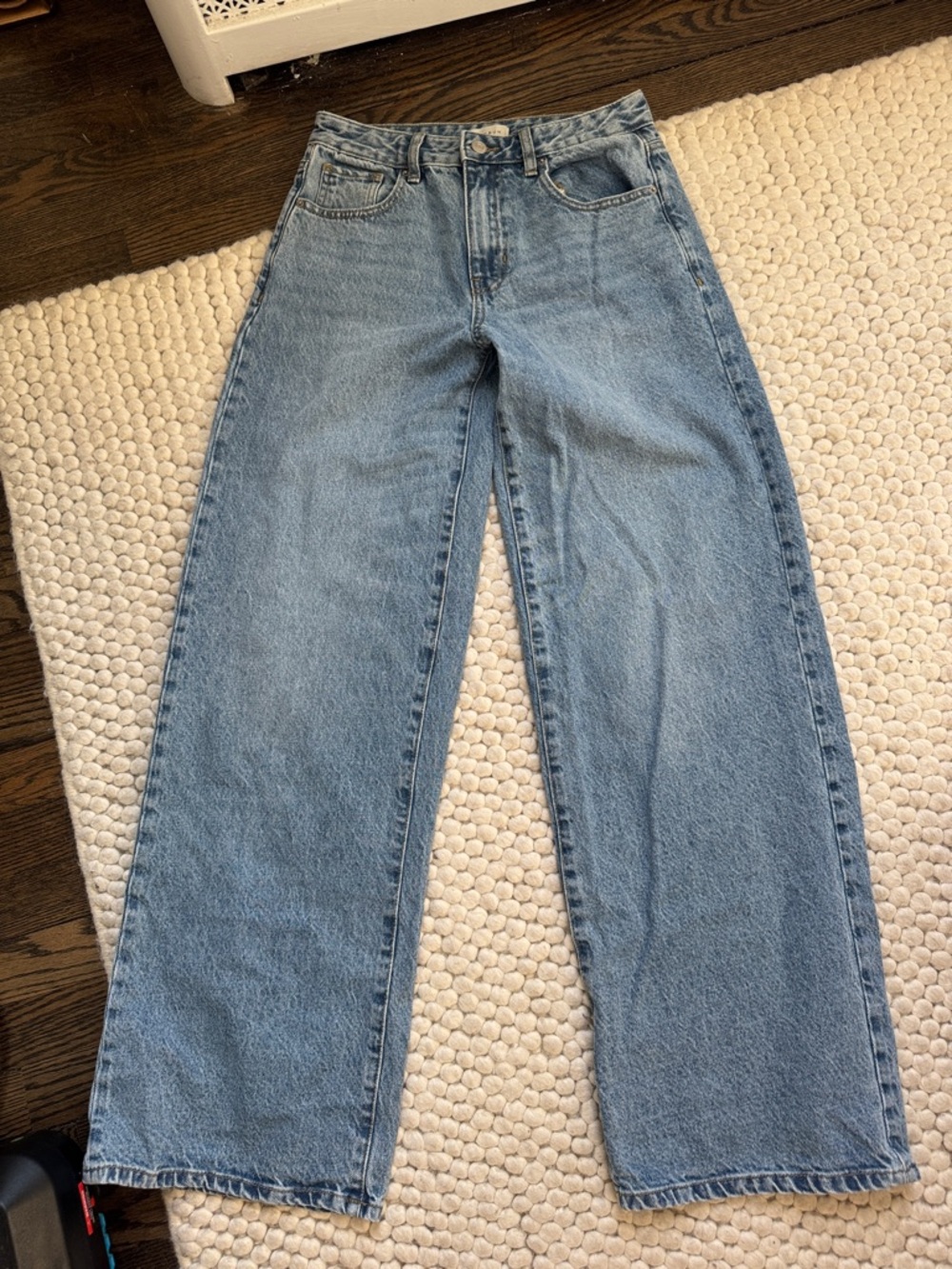 PacSun Jessie High-Rise Wide Leg Jeans - Light Wash Blue